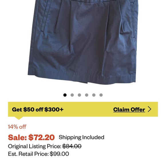 ‼️DONATED‼️Vintage Banana republic charcoal grey skirt size 2 - Picture 3 of 14